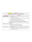 Cuadro de evidencias