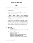 Determinacion de parametros fisicos del papel higienico