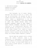 Contestacion de alimentos - Modelo.