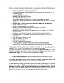 DEDUCCIONES FISCALES GENERALES APLICABLES PARA EL PERIODO 2016