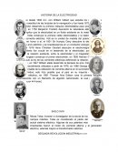 HISTORIA DE LA ELECTRICIDAD.