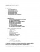 Lesiones del tejido conjuntivo.