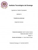 Portafolio de evidencias - Desarrollo Humano.