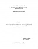 Determinacion de Hipoclorito de Sodio en una muestra de Cloro Comercial.