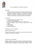 PLAN DE COMISION DE LA BIBLIOTECA ESCOLAR.