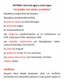 GUYANA: tierra de agua o entre agua