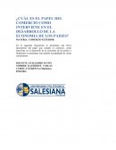 Cuàl es el papel del comercio como interviene en el desarrollo de la economia de los paises?.