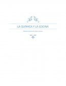 La química y la cocina. Ensayo.