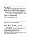 Con el apoyo de la información en los carteles que se exponen contesta lo que indica en cada caso.