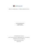 PROYECTO EMPRESARIAL Y TEORIAS ADMINISTRATIVAS.