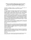 DISEÑO DEL TRATAMIENTO TÉRMICO PARA EL ENLATADO DE ARVEJA