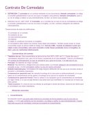 Contrato de comodato.