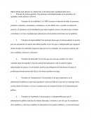 PRINCIPIOS QUE RIGEN EL PROCESO CONTENCIOSO