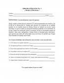 Solución al Ejercicio No. 1 ¿ Hechos o Inferencias ?