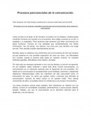 Procesos psicosociales de la comunicación.