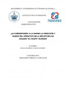 ¿Le correspondía a la marina la dirección y mando del operativo en la recaptura de Joaquín “El chapo” Guzmán?