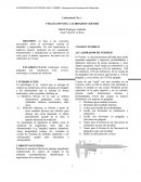 Laboratorio No. 1 UTILIZACION DEL CALIBRADOR VERNIER