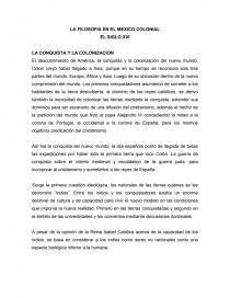 LA FILOSOFIA EN EL MEXICO COLONIAL. Página 1