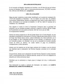 DECLARACION EXTRAJUICIO