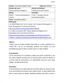 TÓPICOS SELECTOS DE NEGOCIOS TAREA 1