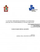 La lectura y reescritura de poemas: una estrategia para que los alumnos produzcan textos narrativos