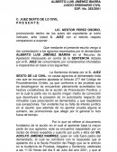 Contestacion agravios