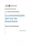 La contaminacion del mar en Huanchaco
