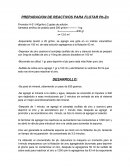 PREPARACION DE REACTIVOS PARA FLOTAR Pb-Zn