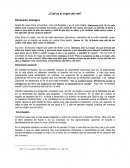 ¿Cuál es el origen del mal?