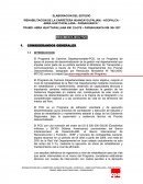 Rehabilitacion de la carretera Huancayo (Palian) - Acopalca - Abra Huaytapallana - Pariahuanca