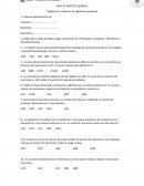 HOJA DE PRÁCTICA DE QUÍMICA.