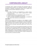 CORPORACIÓN LINDLEY. Principal Competencia de COCA COLA