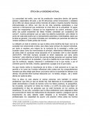 ÉTICA EN LA SOCIEDAD ACTUAL.