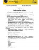 Psicología del Consumidor - Actividad práctica.