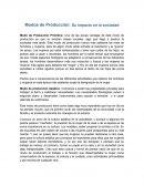 MODOS DE PRODUCCION SOCIEDAD