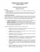 LINEAMIENTOS DE TRABAJO DE INVESTIGACIÓN.
