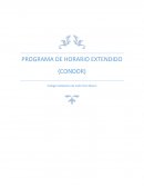 PROGRAMA DE HORARIO EXTENDIDO (CONDOR)