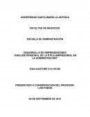 Análisis personal de la ética empresarial en la administración