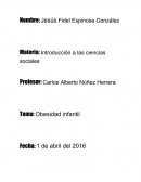 Trabajo social. Obesidad infantil