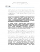 CEPAL Comisión Económica para América Latina