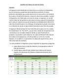 DISEÑO FACTORIAL DE DOS FACTORES