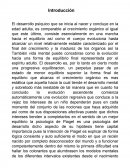 El desarrollo psíquico que se inicia al nacer y concluye en la edad adulta
