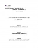 LOS PRINCIPIOS Y DIVERSOS ESTILOS DEL APRENDIZAJE