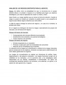 Analisis de los riesgos existentes para el negocio