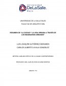 RESUMEN DE “LA CIUDAD Y LA VIDA URBABA A TRAVÉS DE LOS IMAGINARIOS URBANOS”