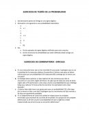 EJERCICIOS DE TEORÍA DE LA PROBABILIDAD