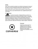 Adidas y Converse imagotipo.