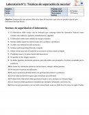 Guía de laboratorio de técnicas de separación de mezclas.