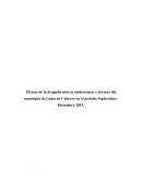 Efectos de la drogadicción en adolescentes y jóvenes del municipio de Loma de Cabrera en el periodo Septiembre-Diciembre 2015.