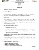 El Estrés, conflicto y negociación.